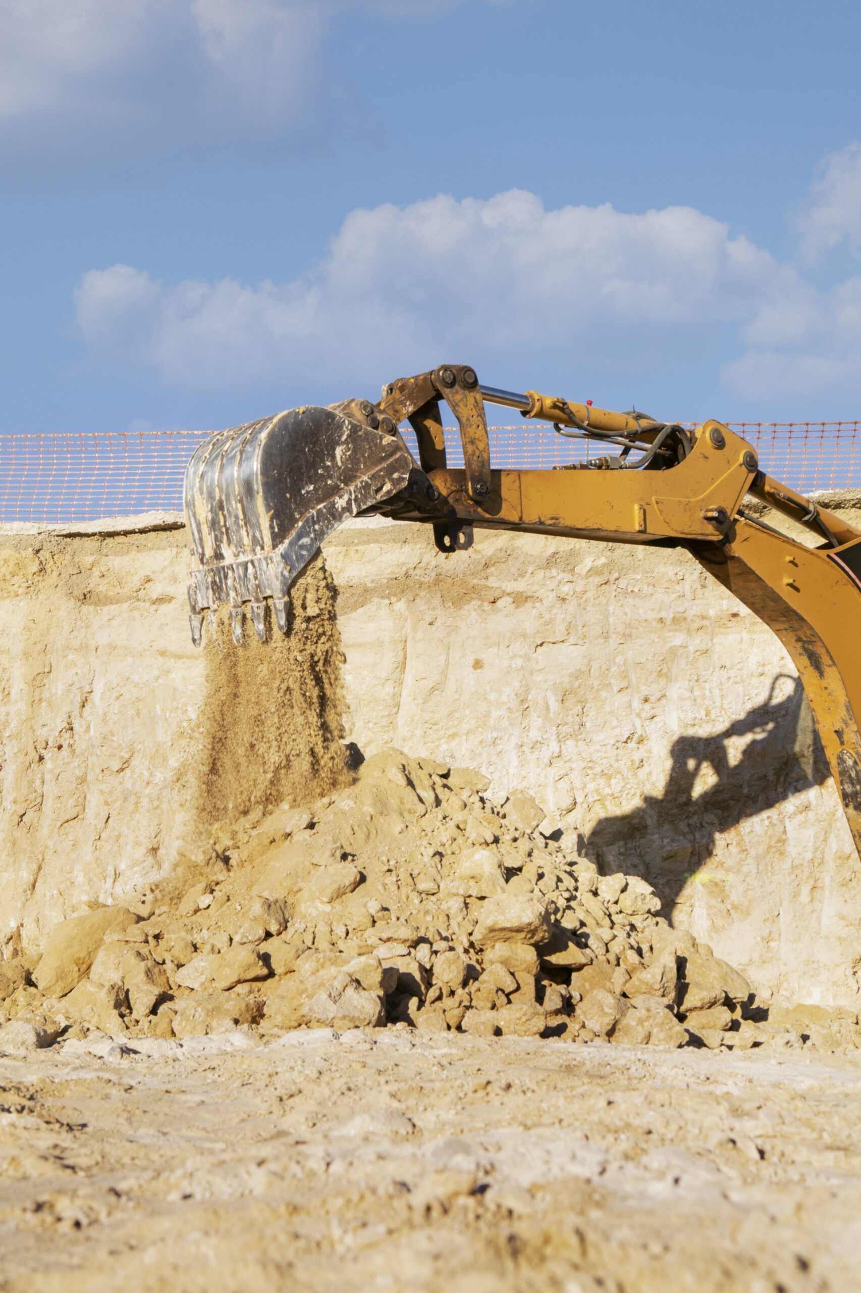 excavator-digging-ground-day-light